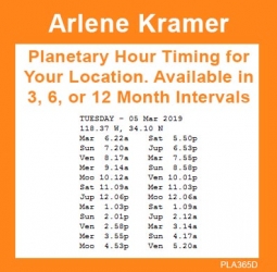 Planetary Hour Timing for Your Location